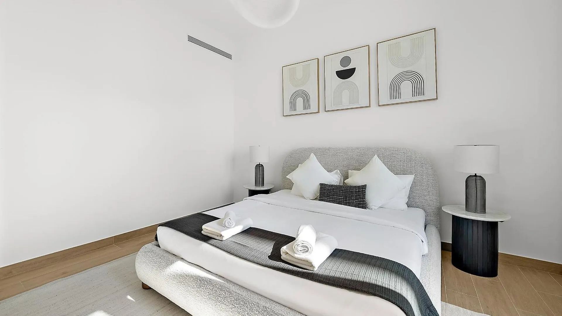 아파트 Vayk - Modern 2Br With Stunning Sea View In Port De La Mer 두바이 아랍에미리트